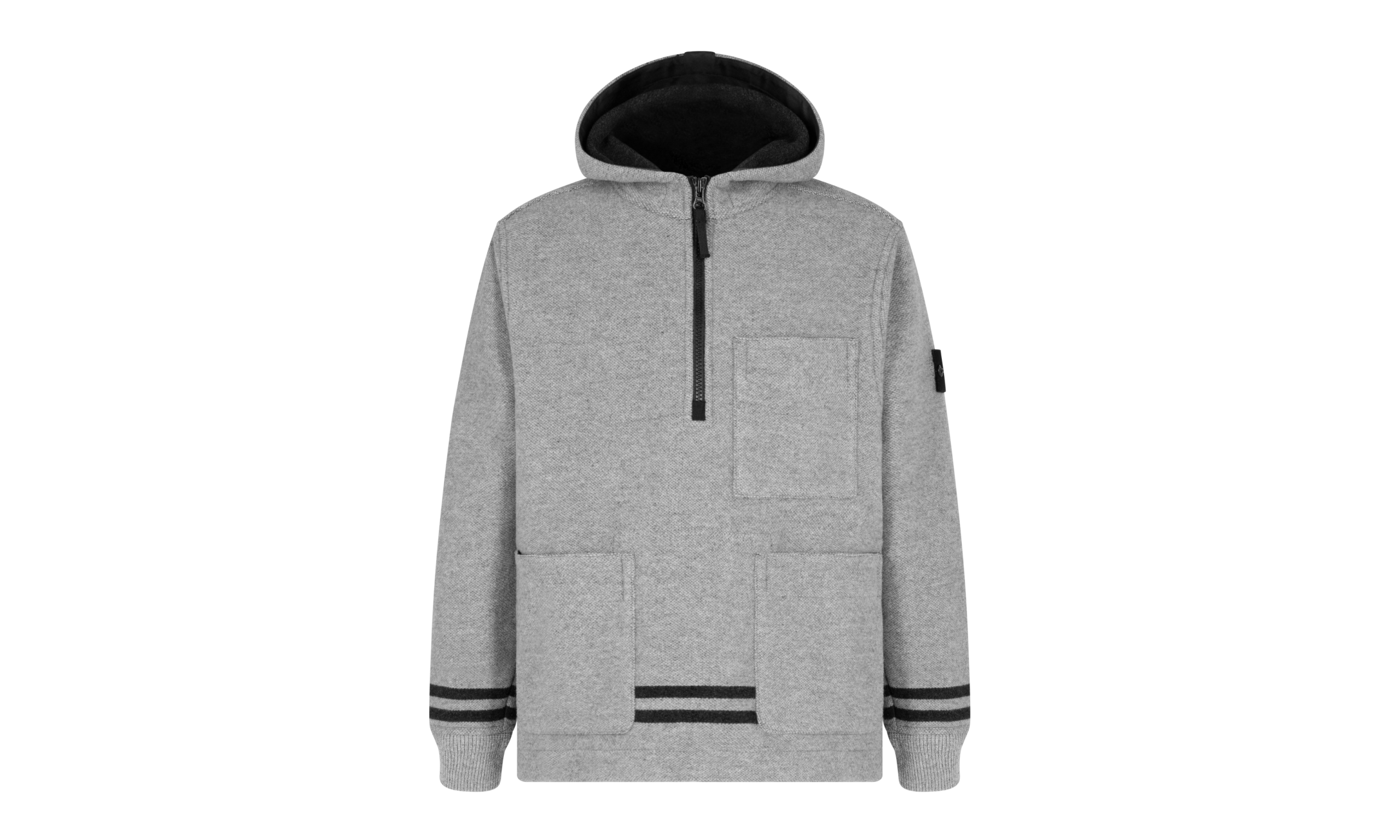 Short Pullover Wool Coat "Grey" MO711543752.V0064