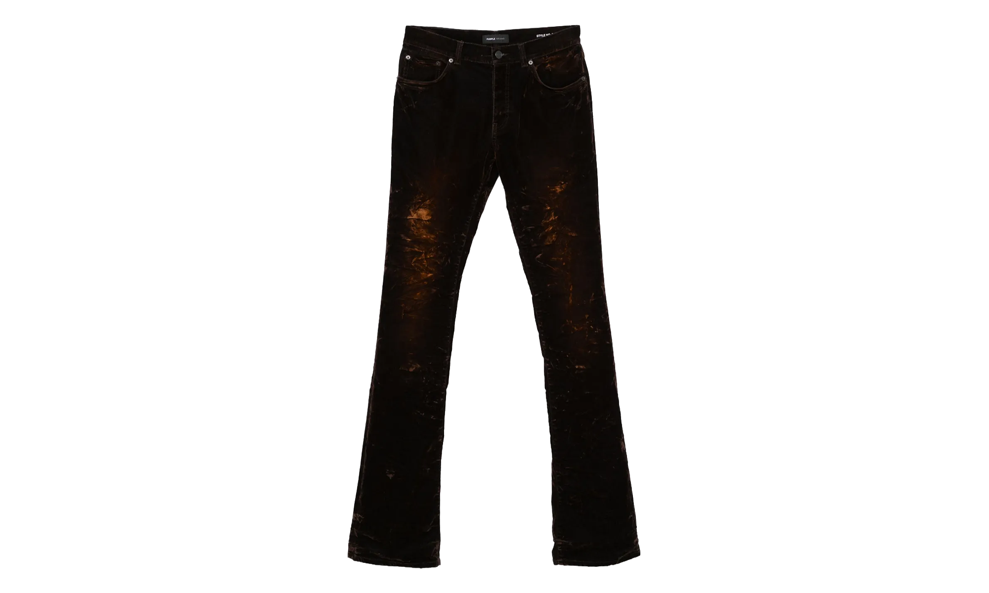Super Stack Flare Jeans "Brown" P072 FVFM424