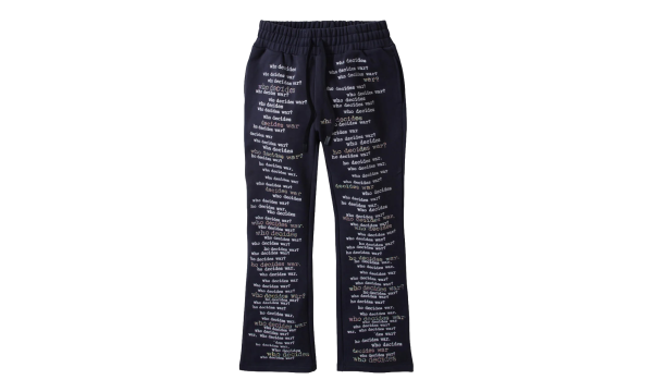 WDW Scripture Sweatpants "Navy Blue" FOADCFN7