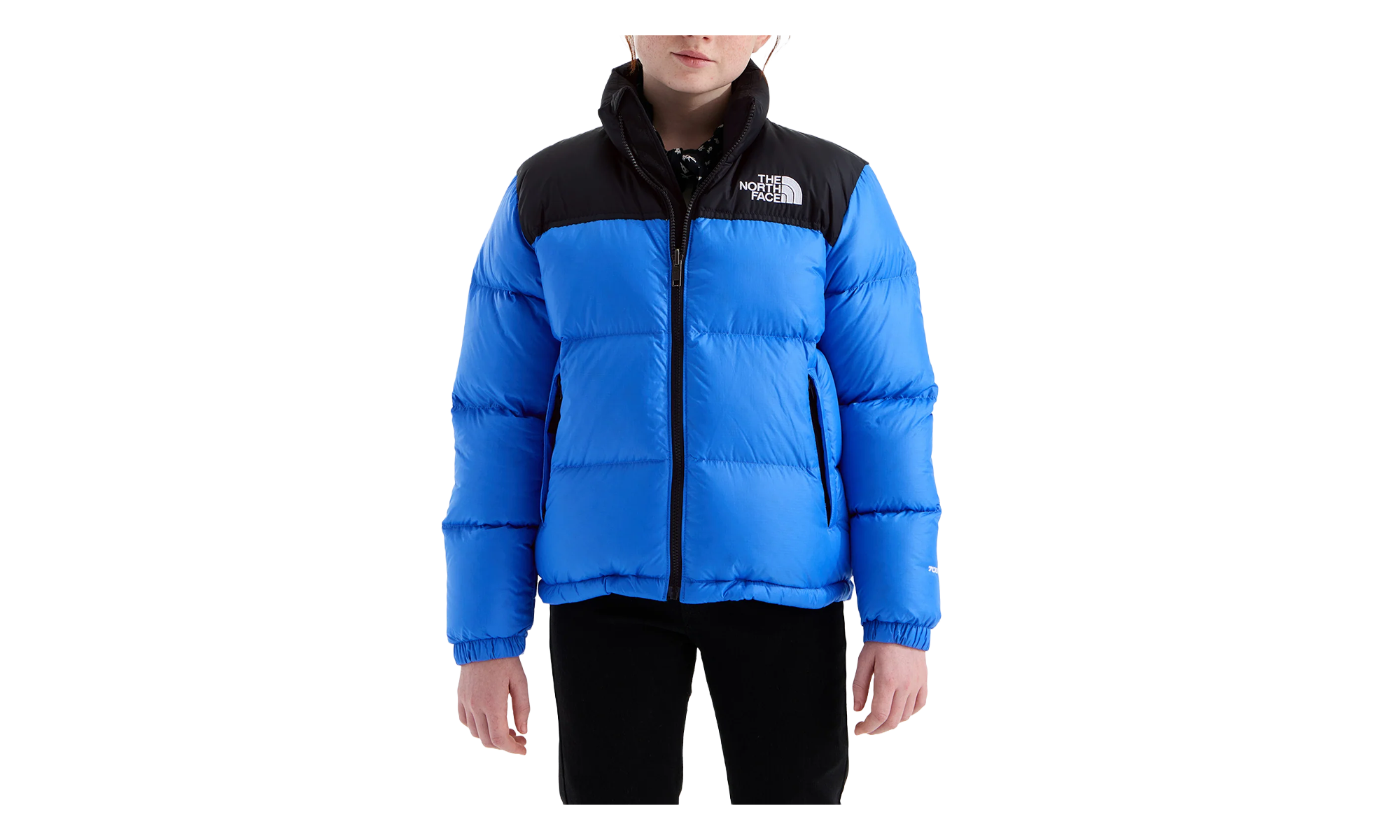 1996 Retro Nuptse Jacket Teens "Active Blue" NF0A8A4CNLQ