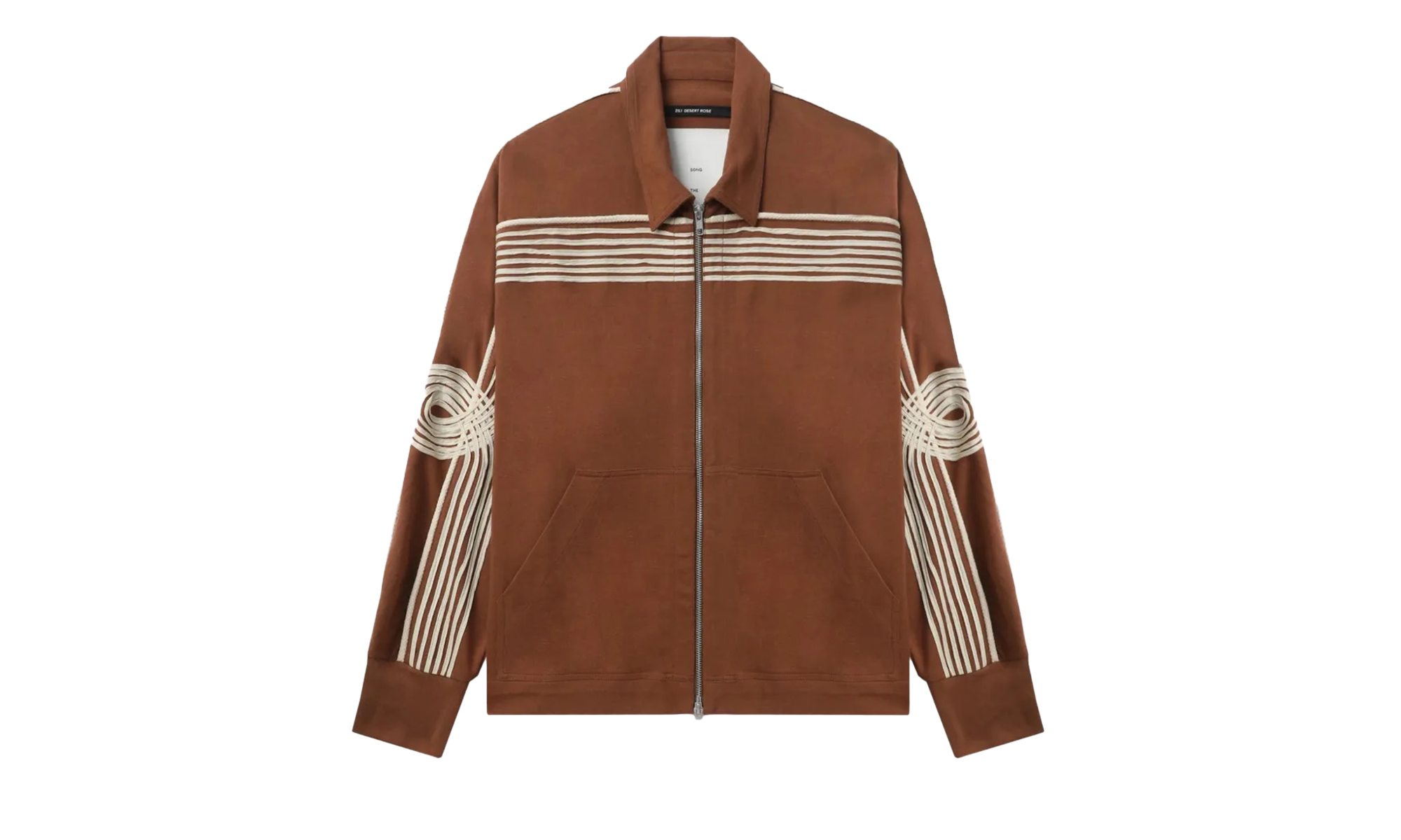 'APPLIQUE'' TRACK JACKET "Brown" 251 MJK117A SOFTBRN