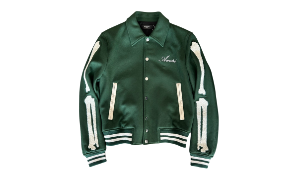 Bones Varsity Jacket "Green / White" PS24M0S063 428