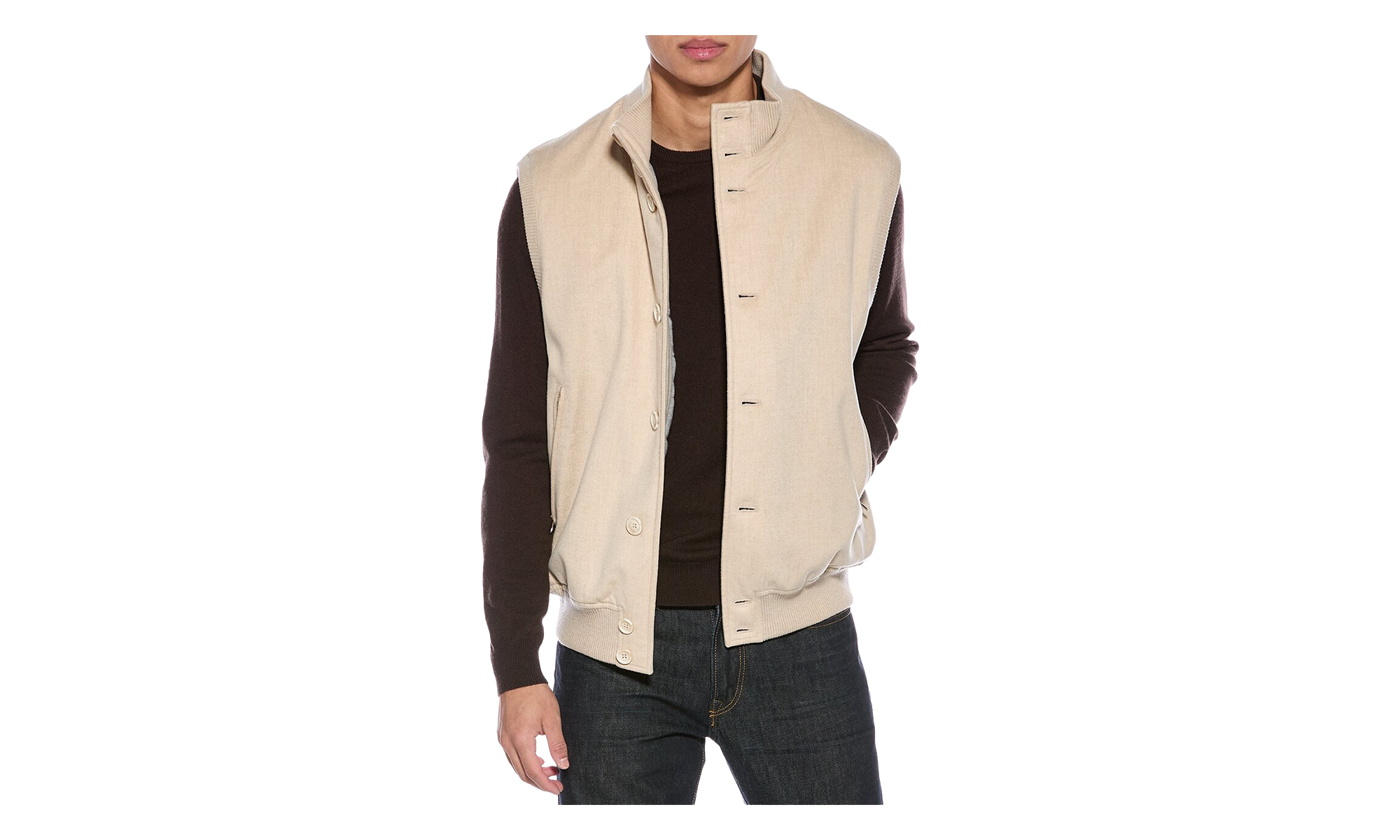 Button Front Jacket "Almond" BRUN2218