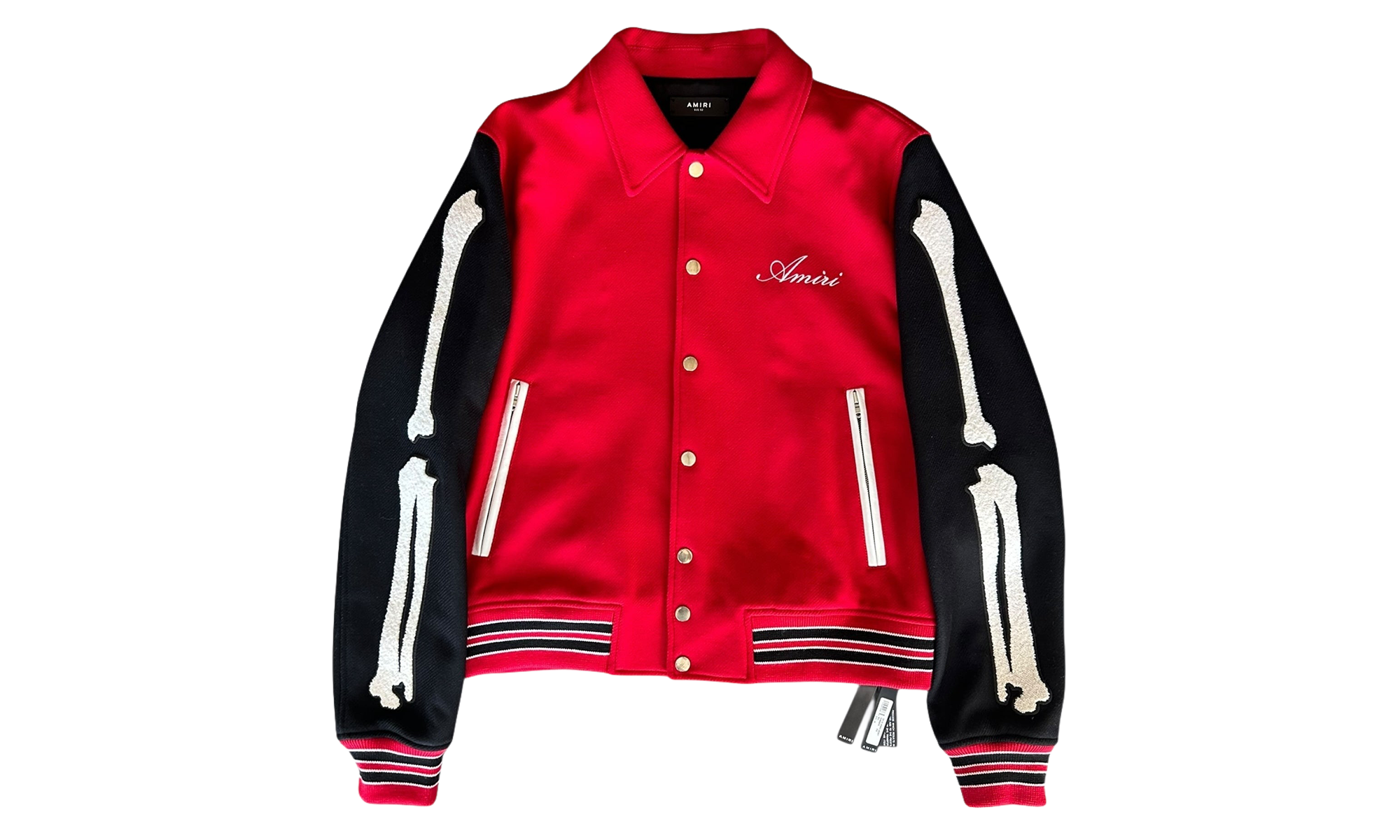 Chicago Exclusive Bones Varsity Jacket "Red / Black" EXMOS205 610