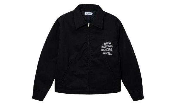 Contrast Stitch Jacket "Black" ASSC096
