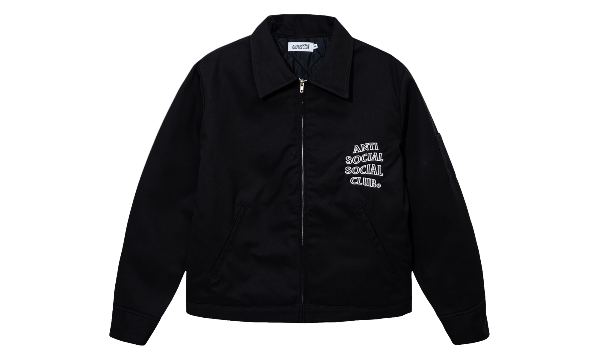 Contrast Stitch Jacket "Black" ASSC096