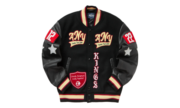 Corazon De Leon Wool Varsity Jacket "Black" AWK FW22 OT006 BLK