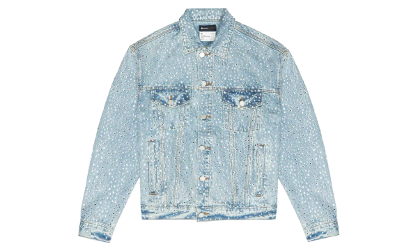 Crystal Galore Denim Jacket "Light Indigo" P027 CGIT224