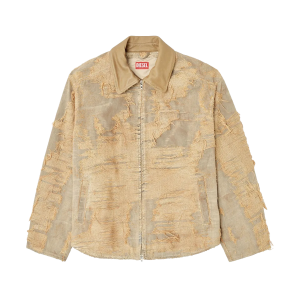 Distressed Jacket "Beige" A18111007AZ33S