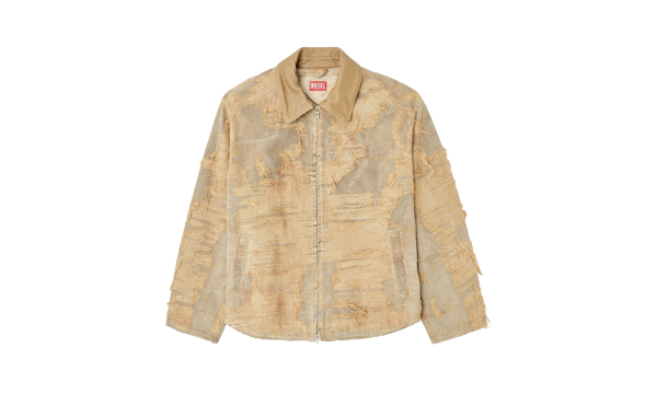 Distressed Jacket "Beige" A18111007AZ33S
