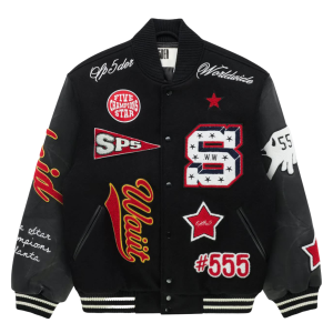 District V Varsity Jacket "Black" SP5der371