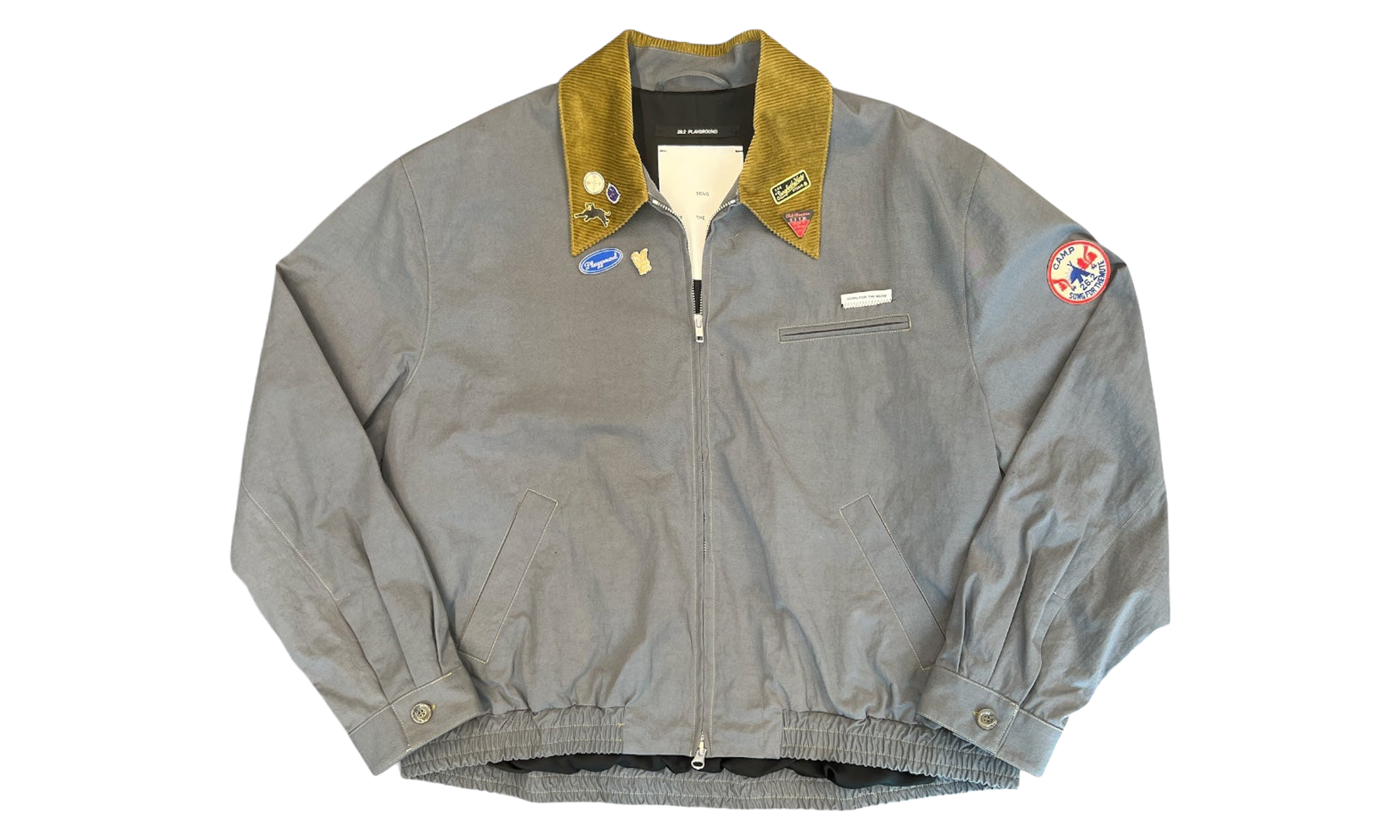 Elasticated Coach Jacket "Blue" 262 MJK132 NYCNBLU