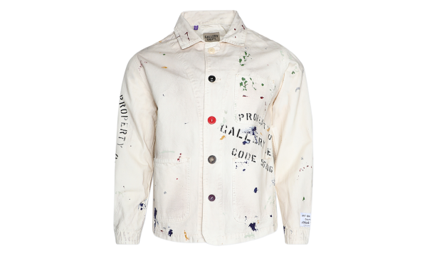 EP Paint Splatter Chore Jacket "Beige" GD373