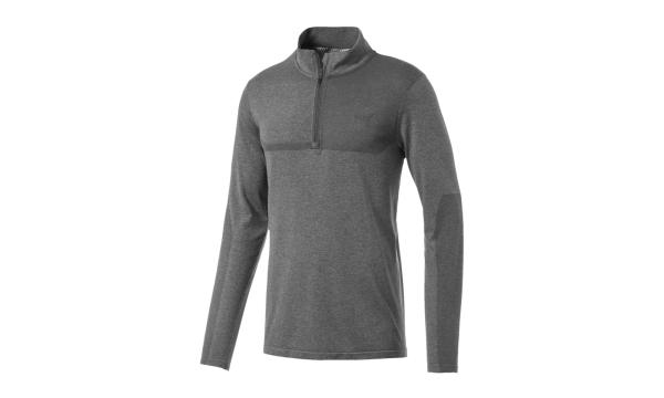 Evoknit 1/4 Zip Jacket "Medium Gray Heather" 578794 01
