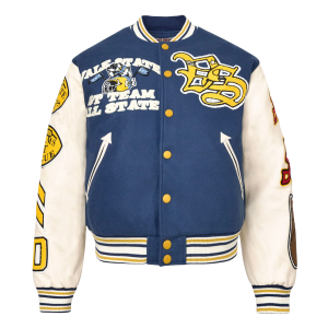 Friday Varsity Jacket "Sky Blue" VAL175
