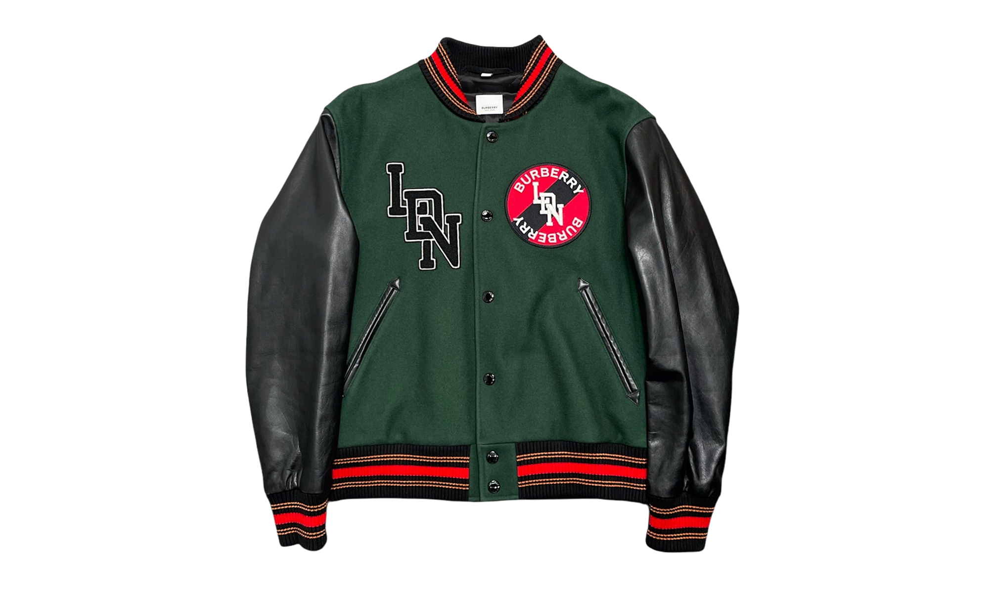 Graphic Logo Varsity Jacket "Green" 8023677