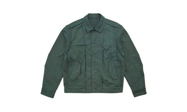 Inside-Out Bomber Jacket "Green" UP1E4203