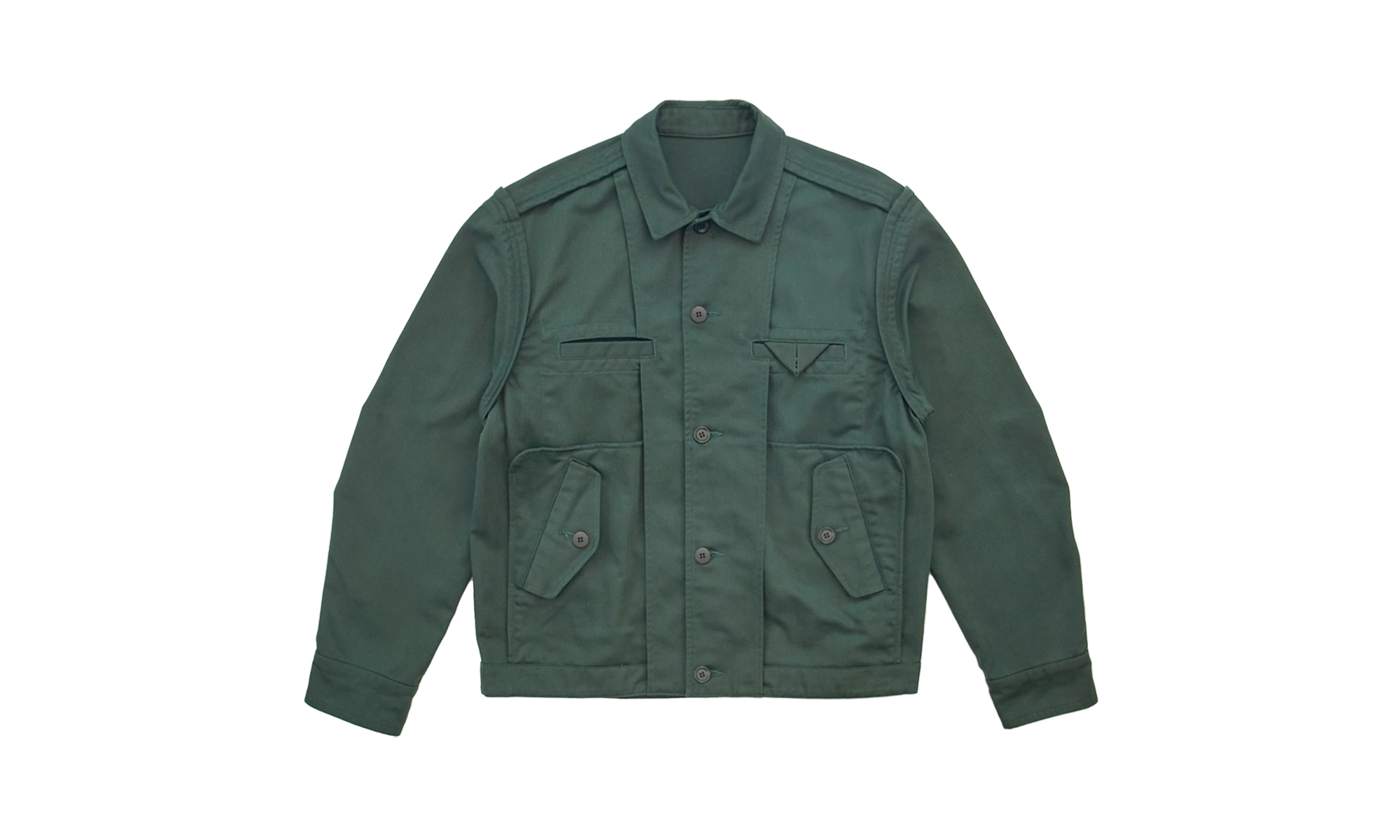 Inside-Out Bomber Jacket "Green" UP1E4203