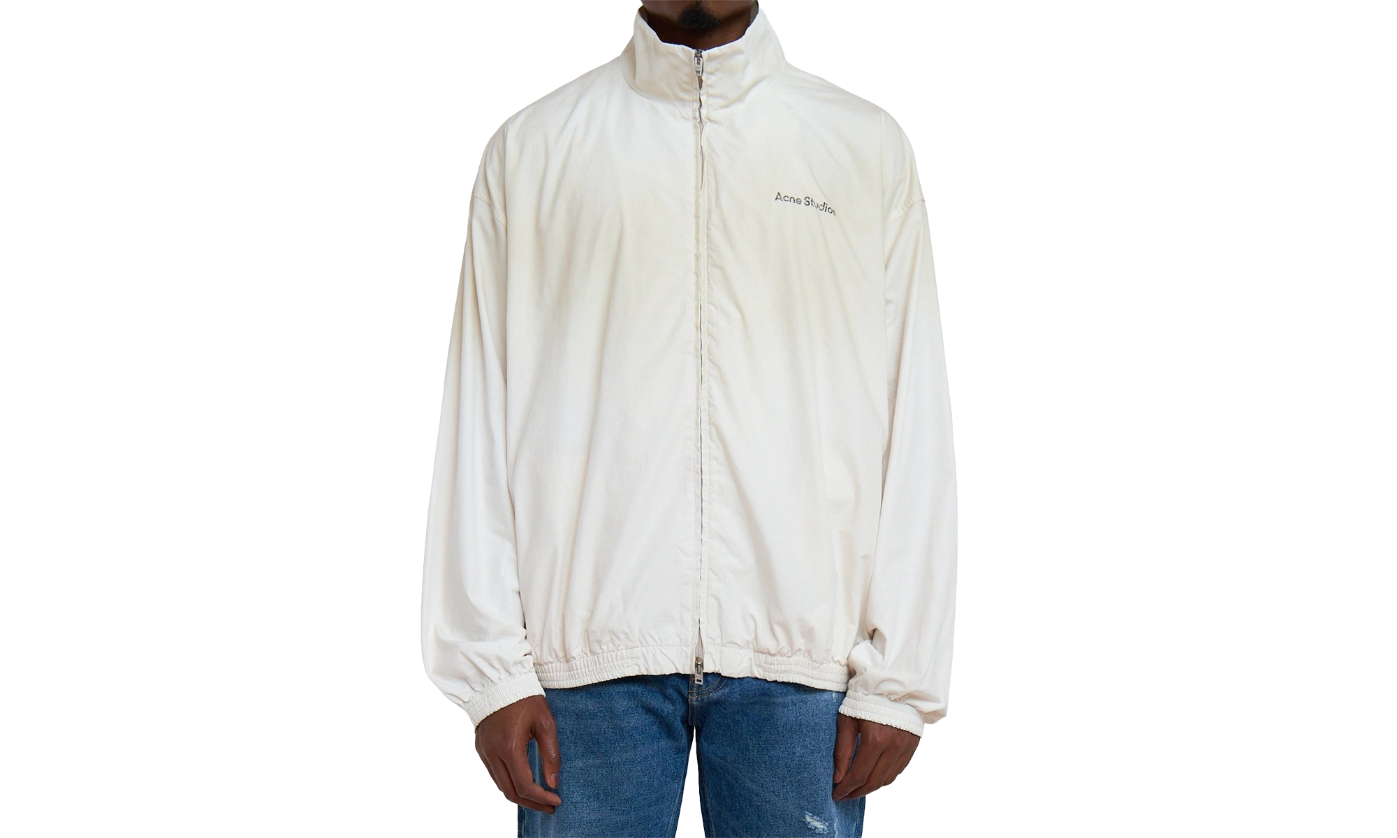 Logo Zipper Jacket Dusty "White" B90863DC6
