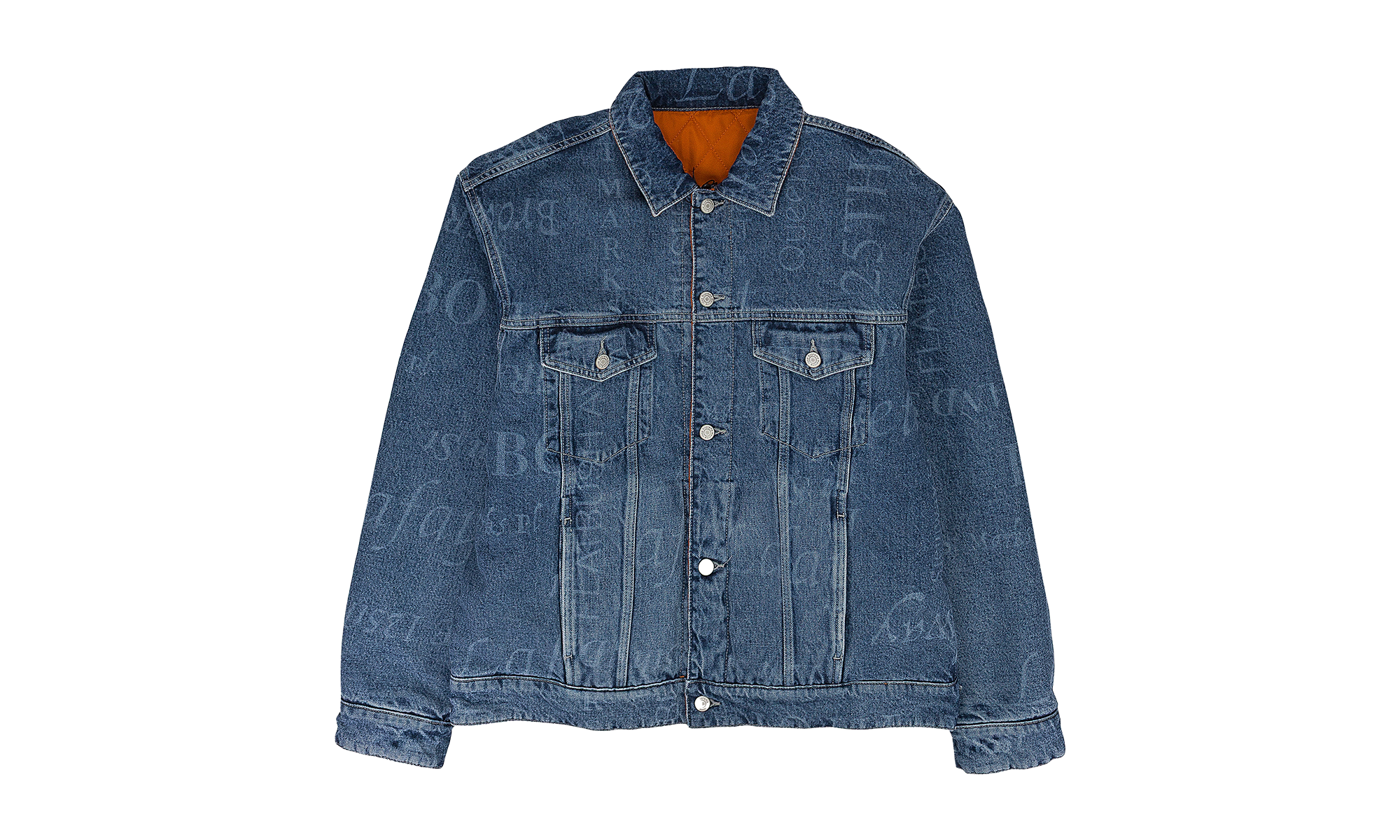 MARTINE ROSE DENIM JACKET "BLUE" SU26013