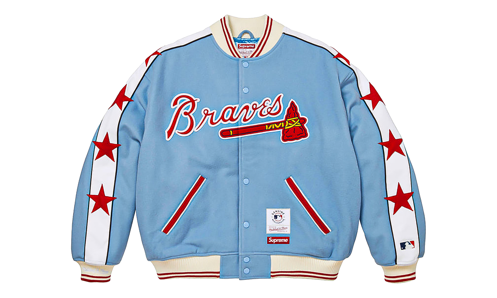 Mitchell & Ness® Teams Varsity Jacket "SS26 - Light Blue" SU27695