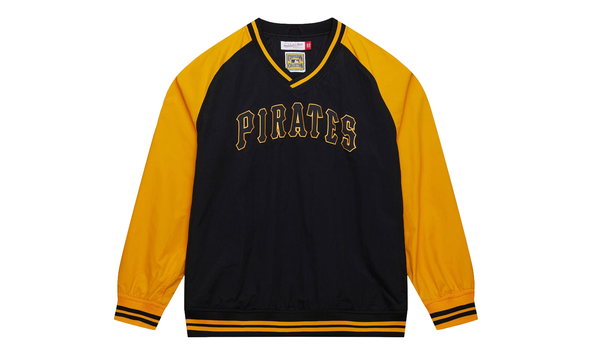Nylon Pullover Jacket Vintage Logo "MLB Pirates" JK9272 PPIBLCK