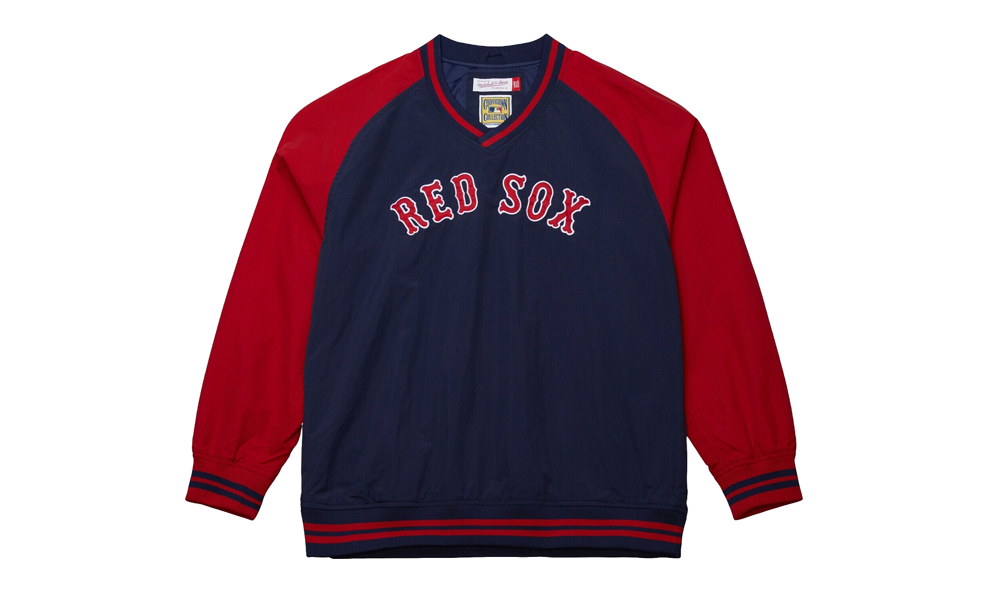 Nylon Pullover Jacket Vintage Logo "MLB Red Sox" JK9272 BRSNAVY