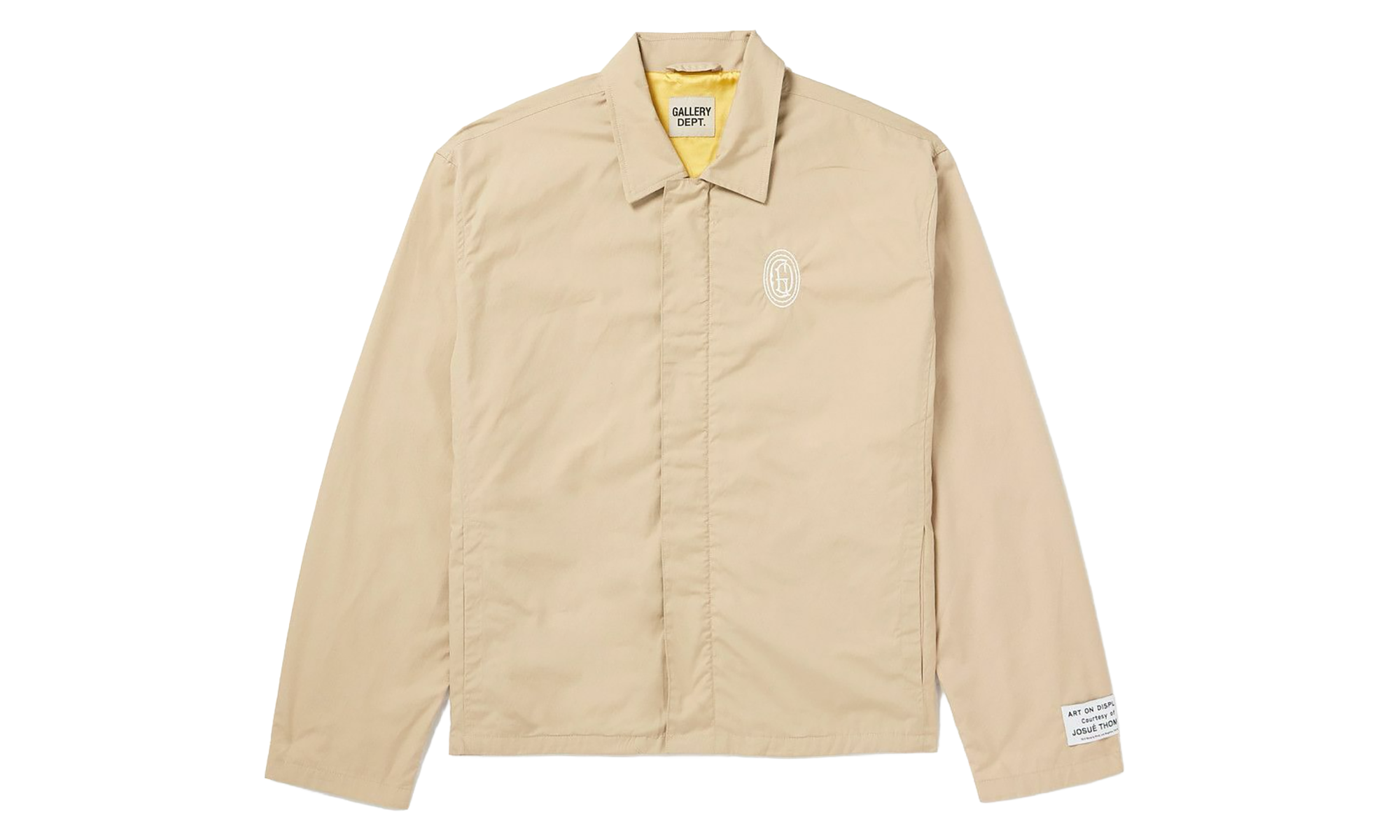 Off Site Embroidered Logo Jacket "Beige" GD385