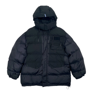 Oversized Pocket Down Jacket "Black" AMOPPJB