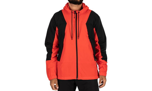 PERIL WIND JACKET "FIREY RED/BLACK" NF0A4AGFWU5
