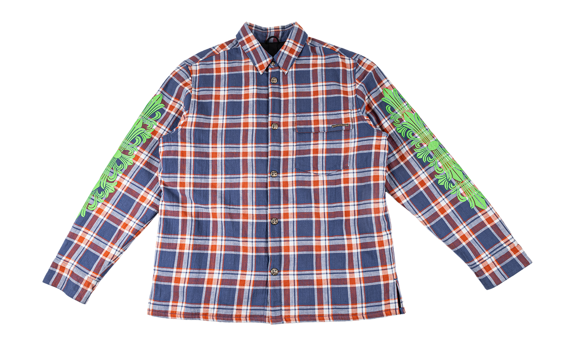 Plaid Flannel Shirt Jacket "Red/Blue" CHRM1601