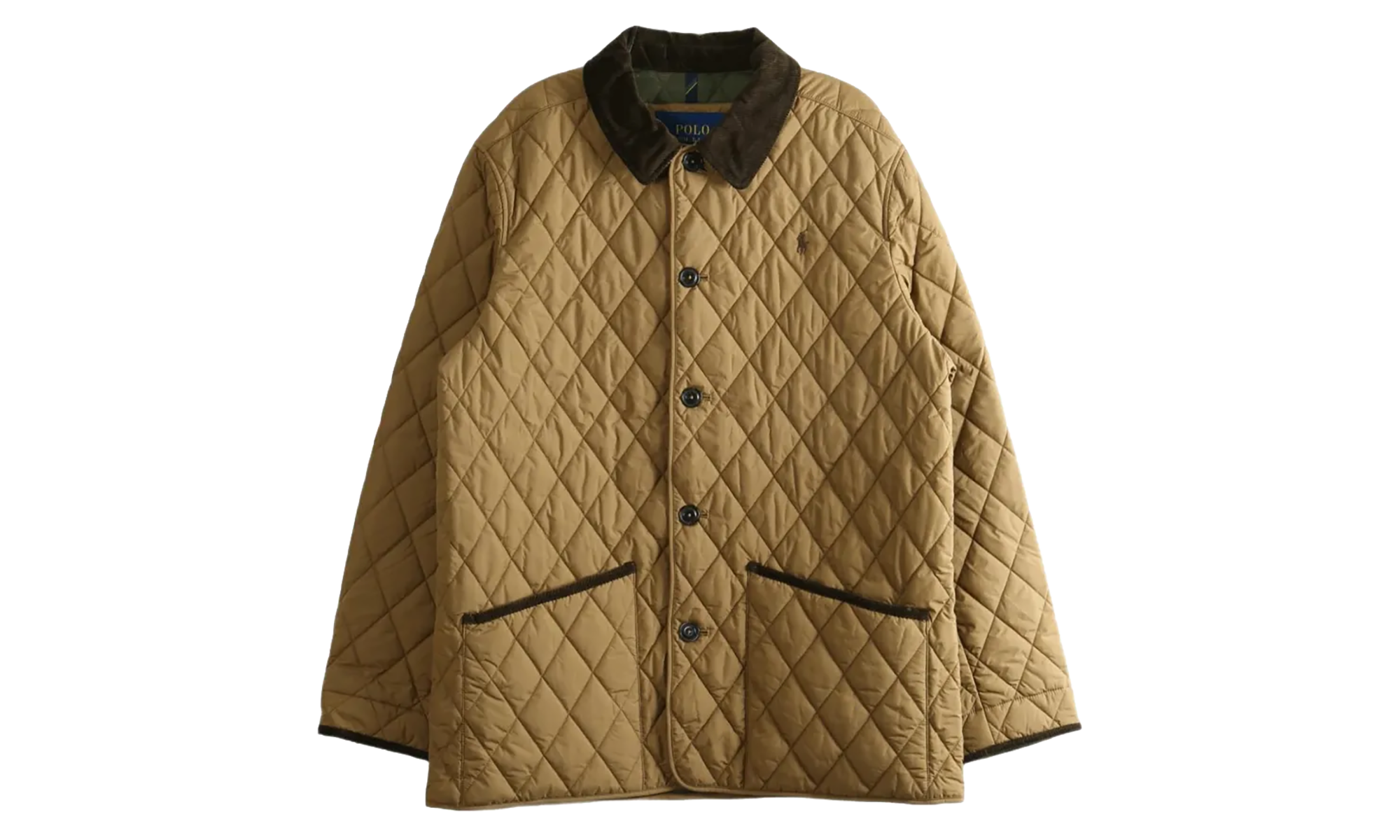 Polyester Poly Quilted Beaton Barn Jacket "Honey Brown" 710B15982002