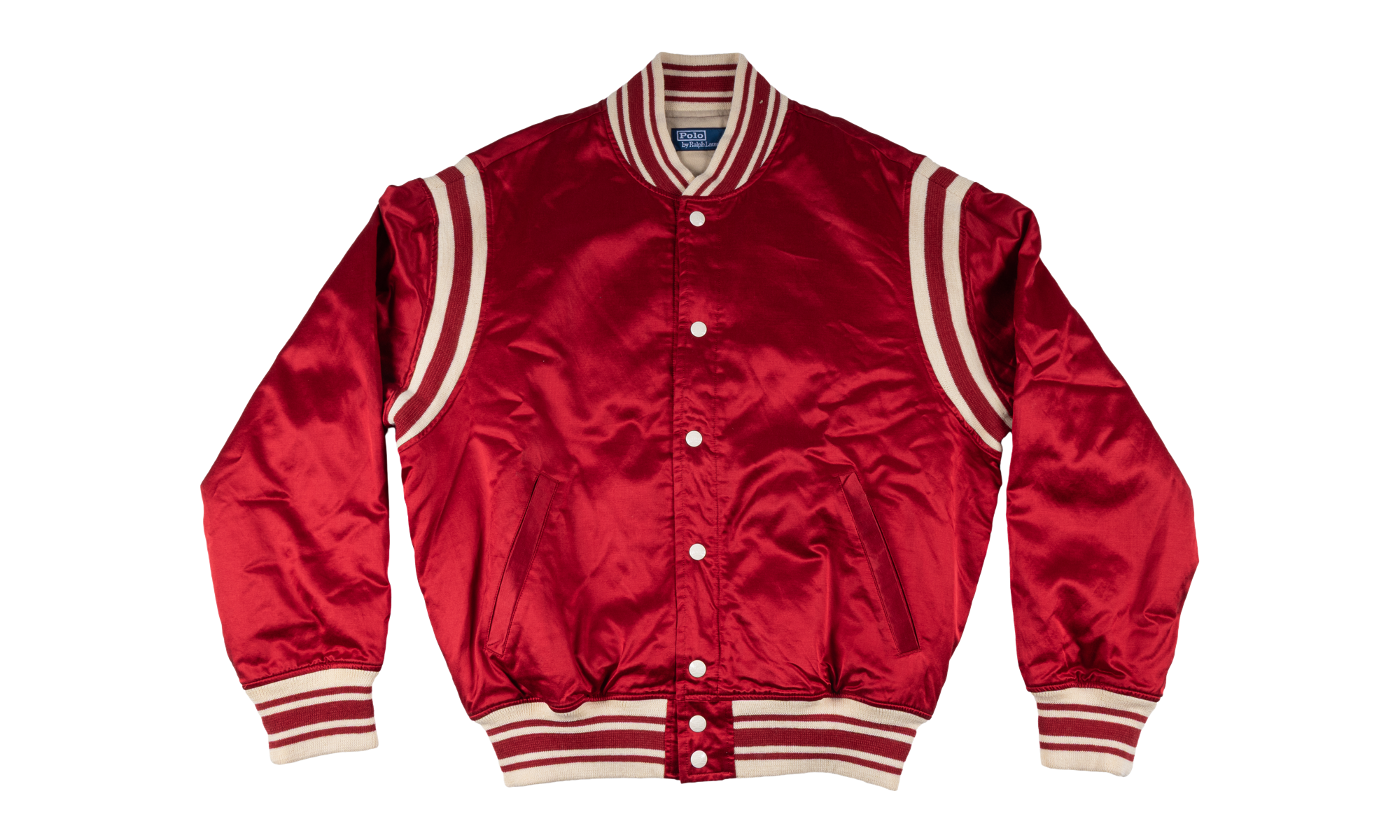 Satin Varsity Jacket "Ralph Red" 710949940001