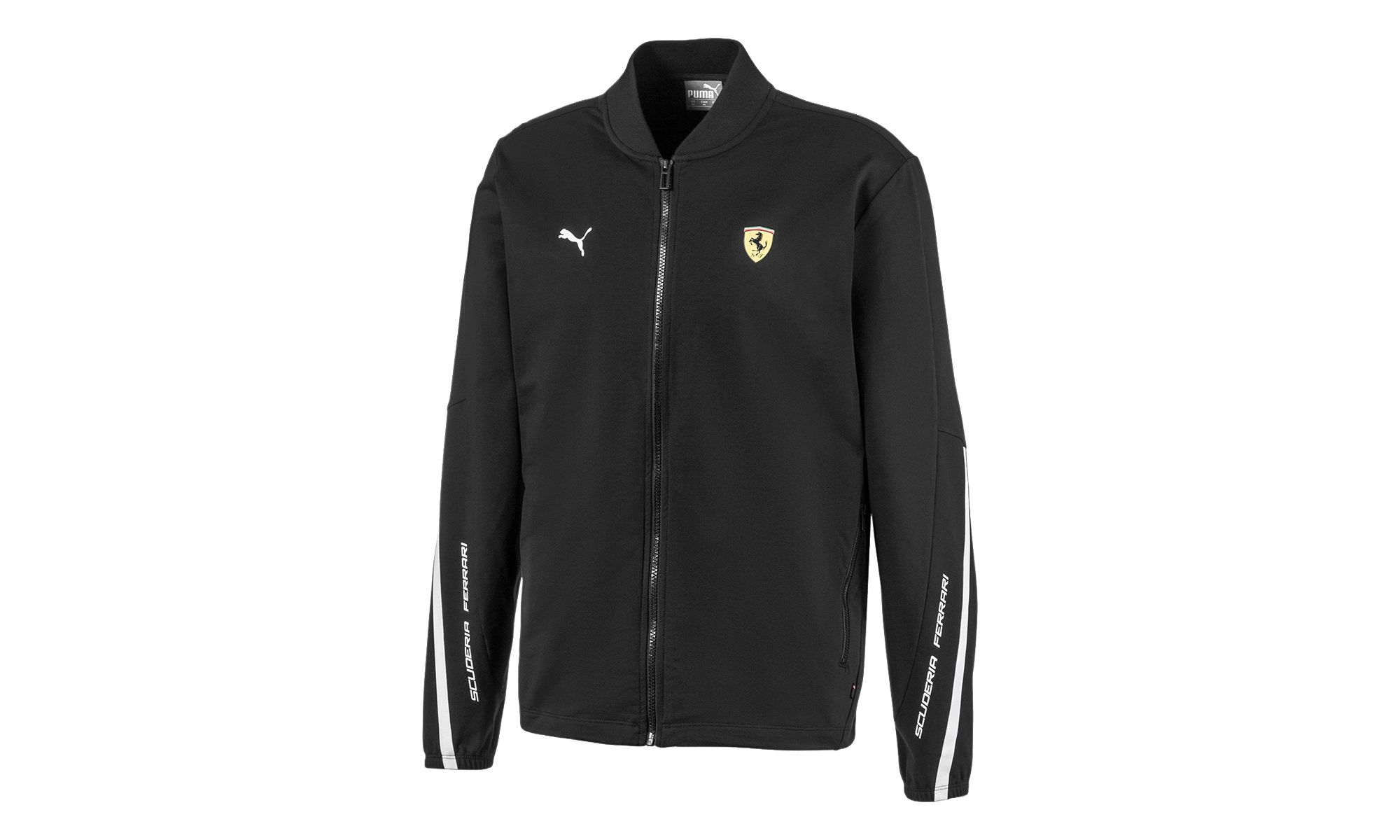 SF Ferrari Lightweight Sweat Jacket "Black" 596148 02