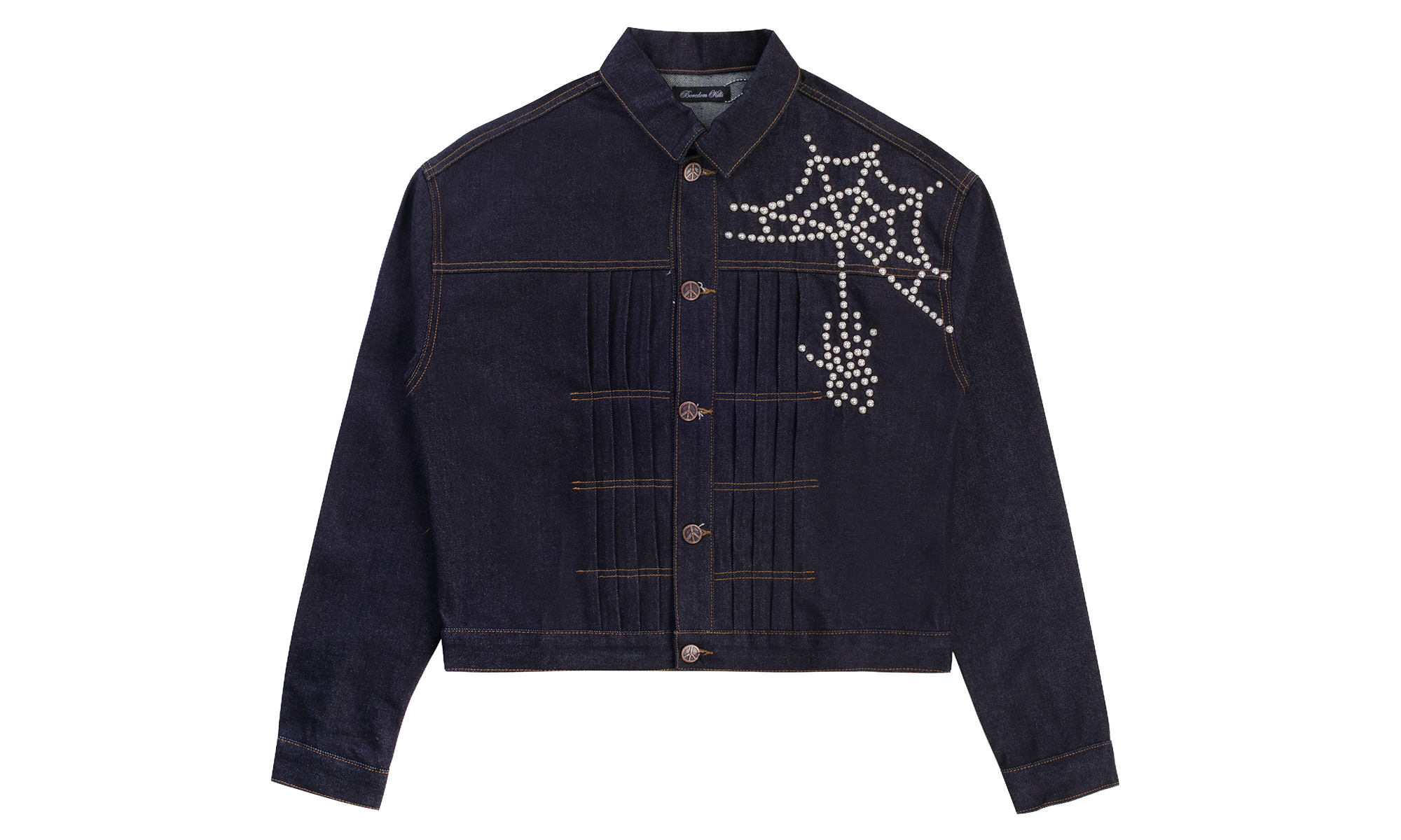 Spider Denim Jacket "Blue" BK012
