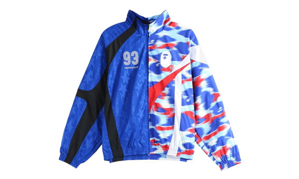 Split Stand Collar Track Jacket "Blue" 1M30140309 BLU