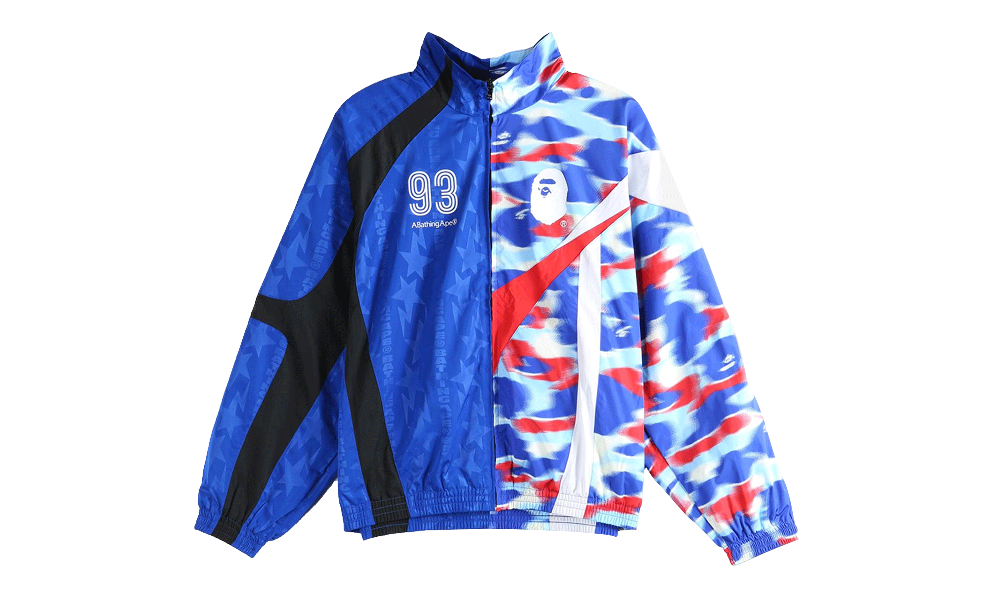 Split Stand Collar Track Jacket "Blue" 1M30140309 BLU