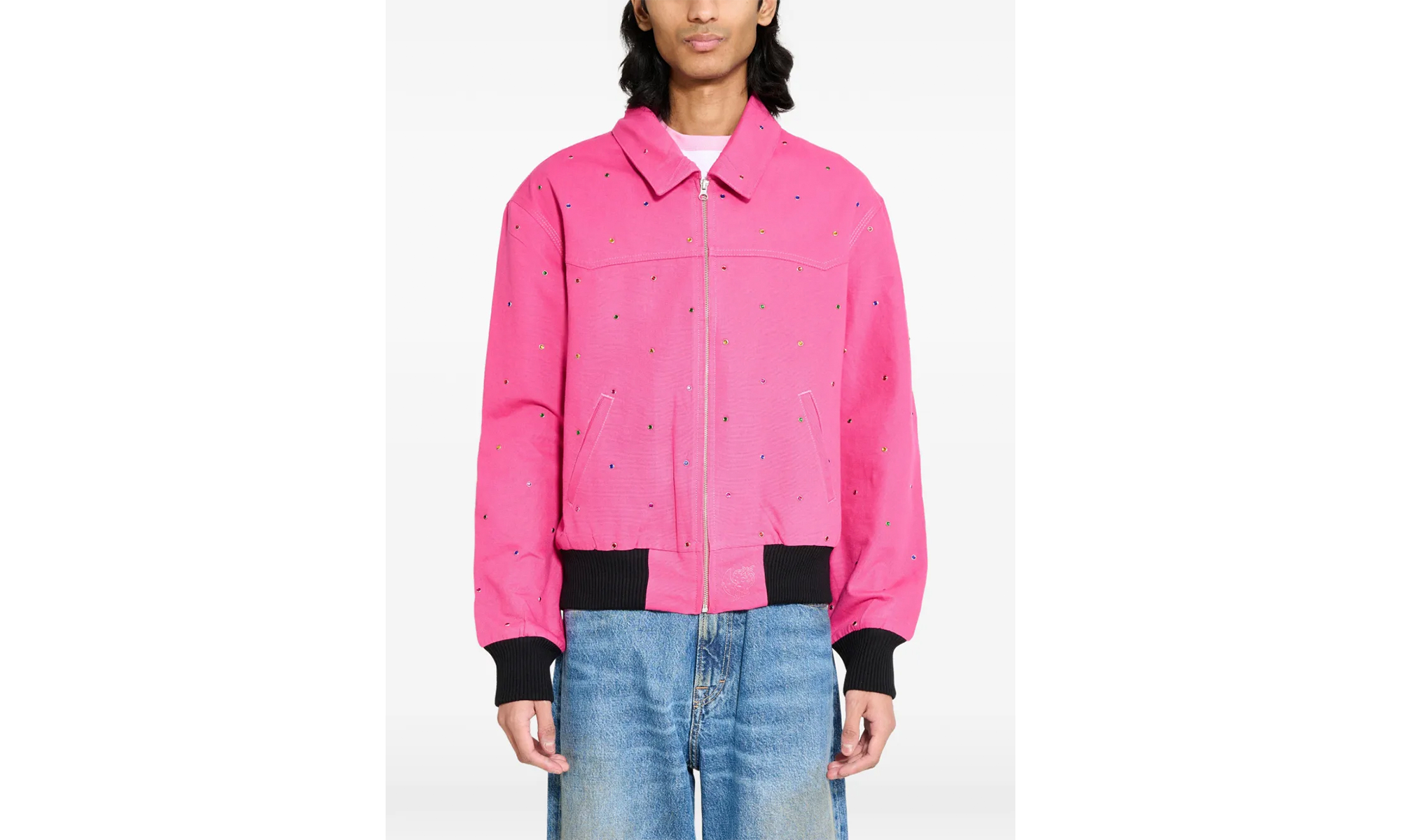 Studded Santa Fe Work Jacket "Pink" SHF07J001-PNK