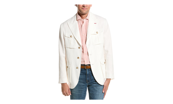 Tailored Jacket With Pockets "Panama" BRUN1971