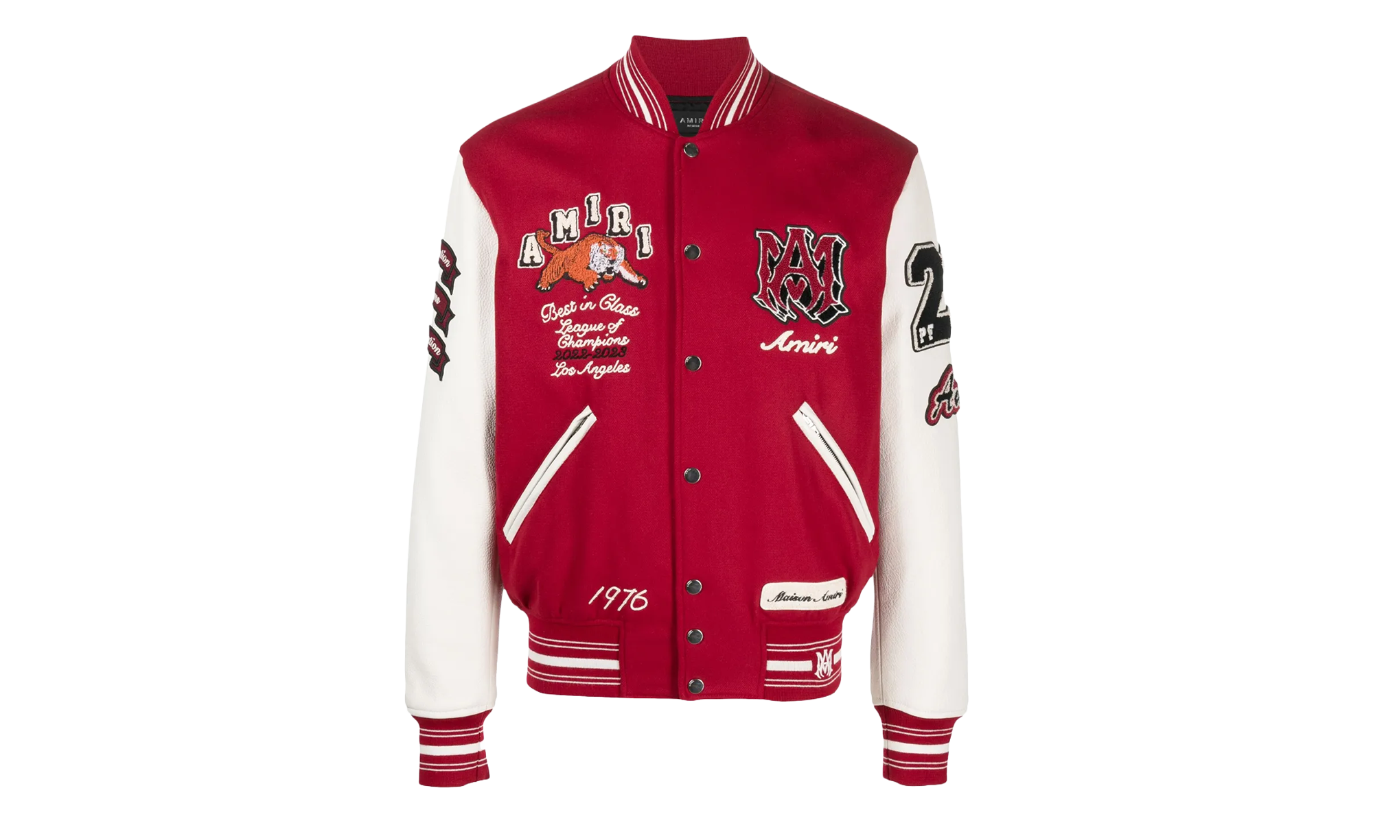 Tiger Varsity Jacket "Red / White" PF23M0S003 610
