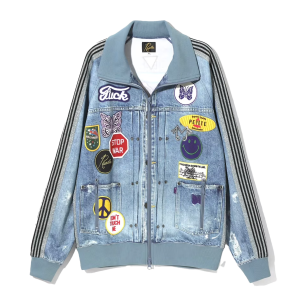 Track Jacket "x Midnight Studios - Blue" 231MS0601 BLU
