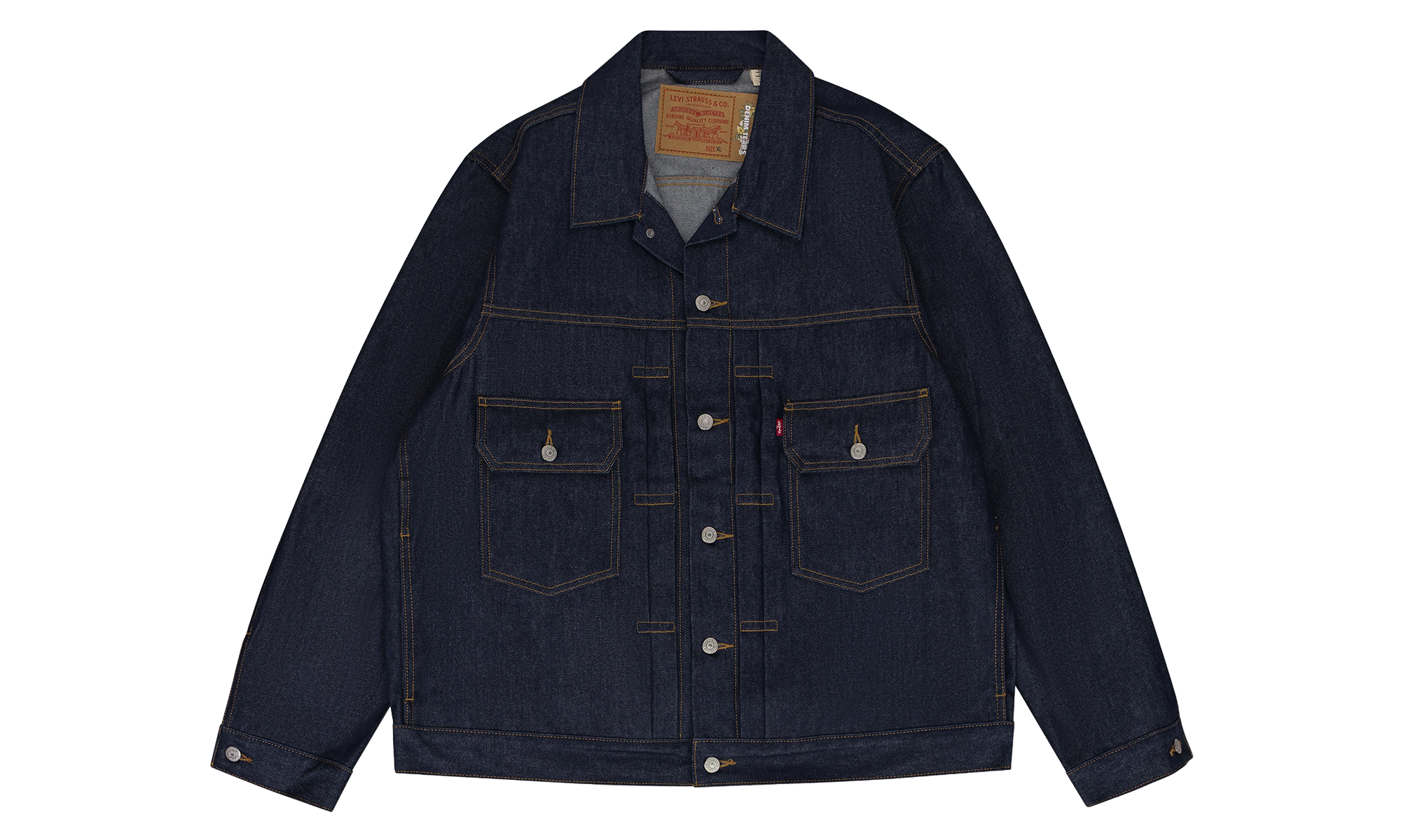 Type-2 Raw Denim Work Jacket "Indigo Blue" DT974