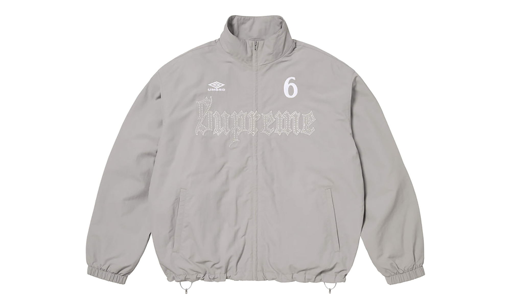 Umbro® Rhinestone Track Jacket "SS26 - Light Grey" SU27873