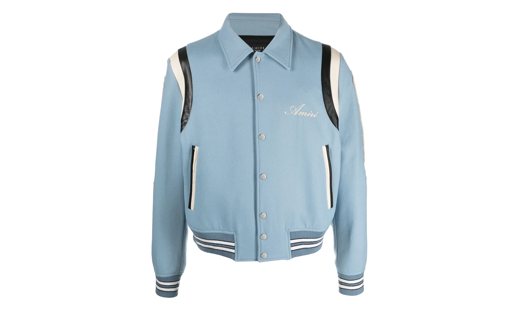 Varsity Bones Bomber Jacket "Slate Blue" PF23MOS002 533