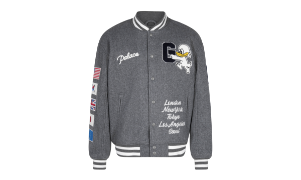 Varsity Jacket "Palace X Gap - Grey" 137GREYML