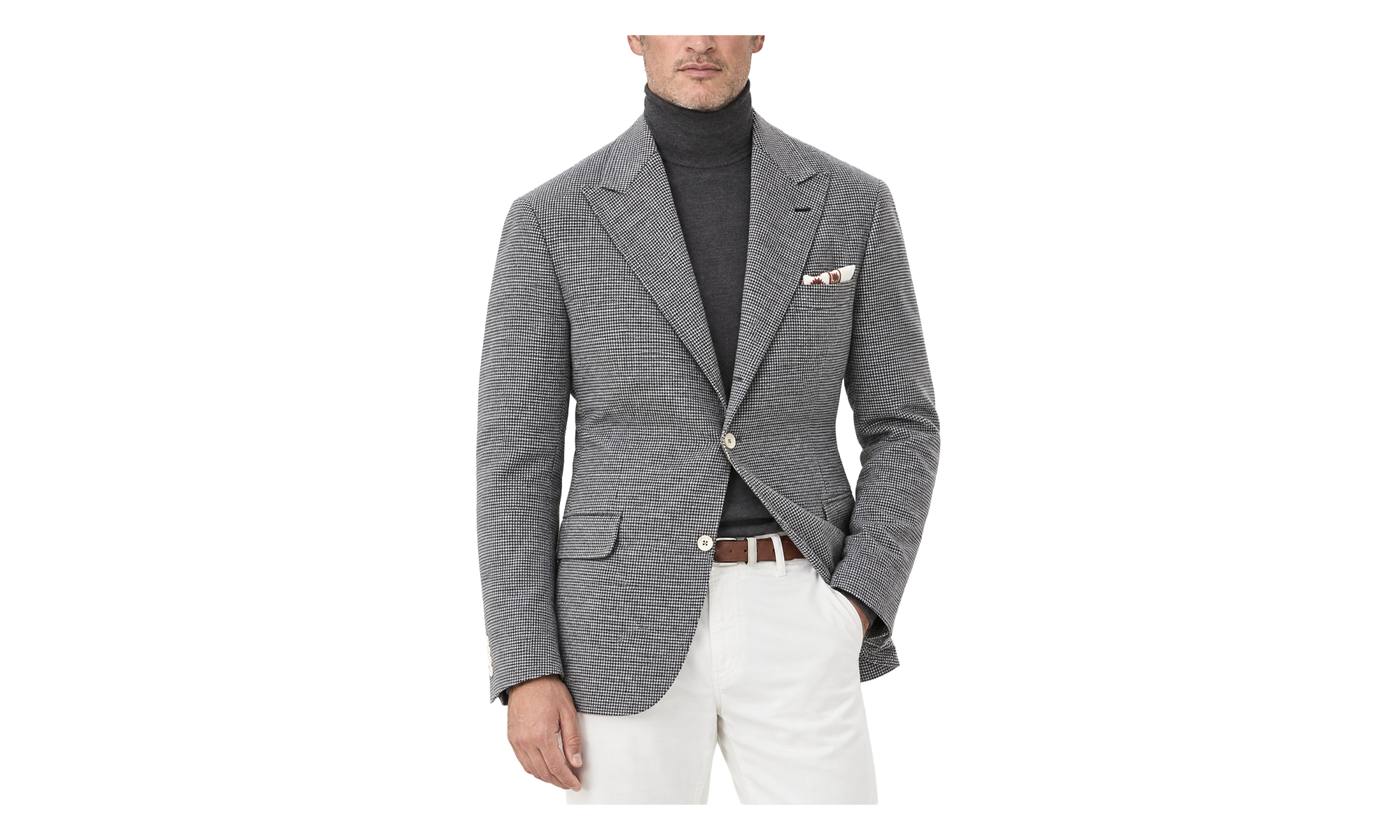 Wool Blend Jacket "Grey" BRUN2299
