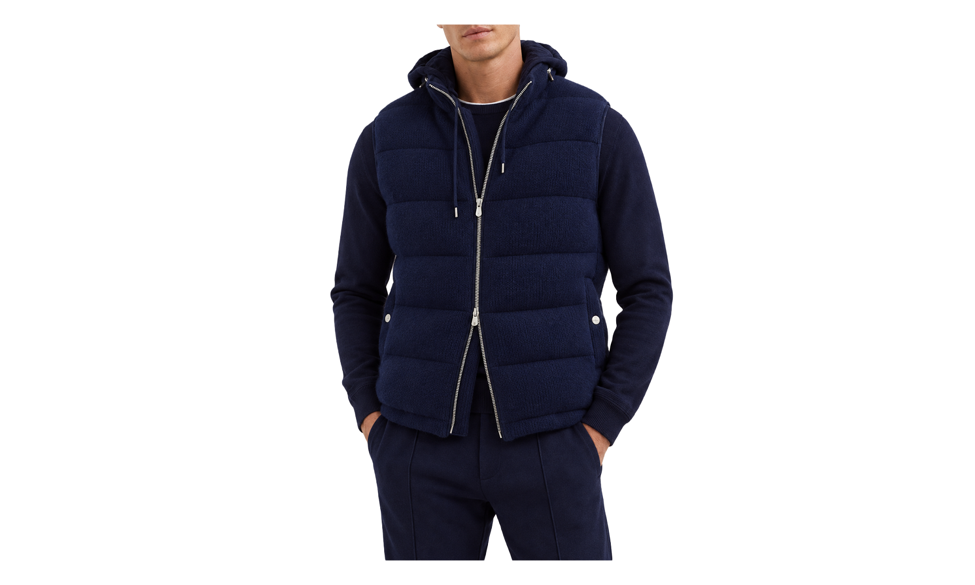 Wool Jacket "Dark Blue" BRUN2280