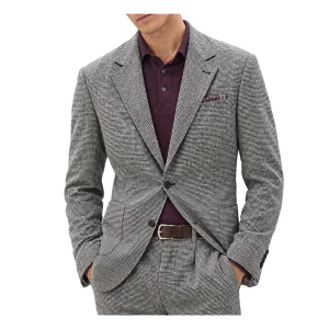 Wool Jacket "Light Grey" BRUN2320