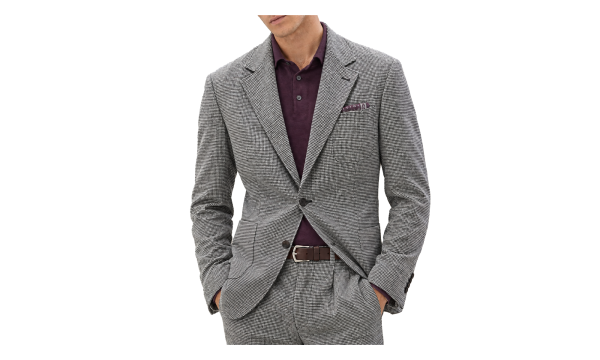 Wool Jacket "Light Grey" BRUN2320