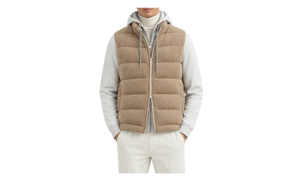 Wool Padded Jacket "Brown" BRUN2258